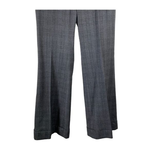 Loft Julie Fit Plaid Pants Women’s Gray Size 0 XS Work Trouser - Picture 4 of 9